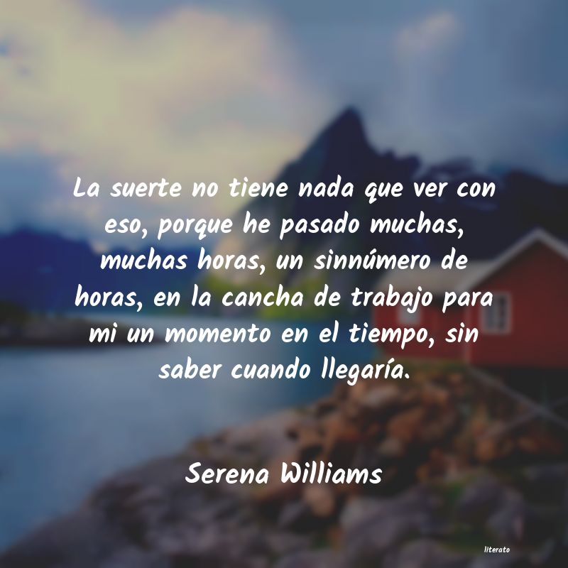 Frases de Serena Williams