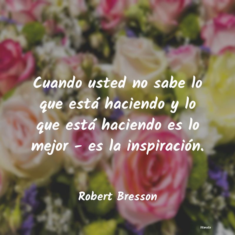 frases de Robert Bresson