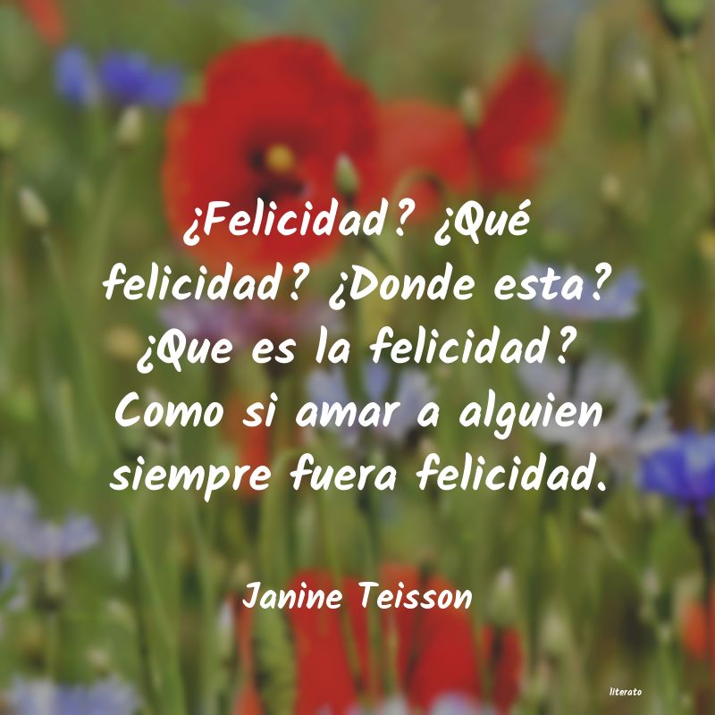 Frases de Janine Teisson