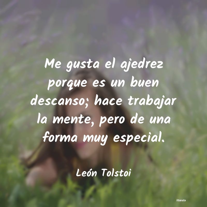 Frases de León Tolstoi