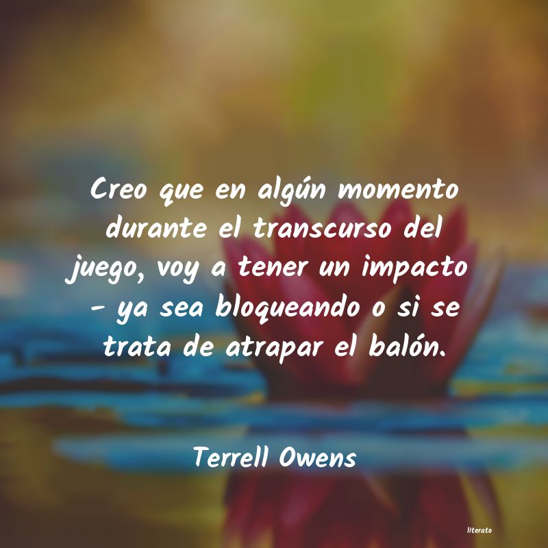 Frases de Terrell Owens