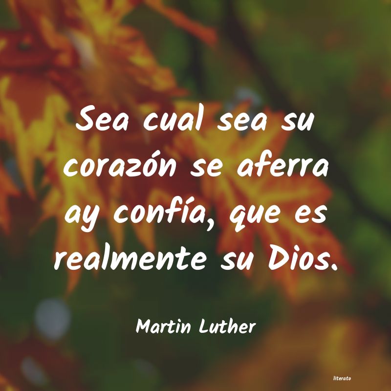 Frases de Martin Luther