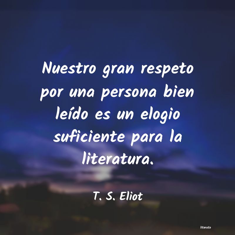 Frases de T. S. Eliot