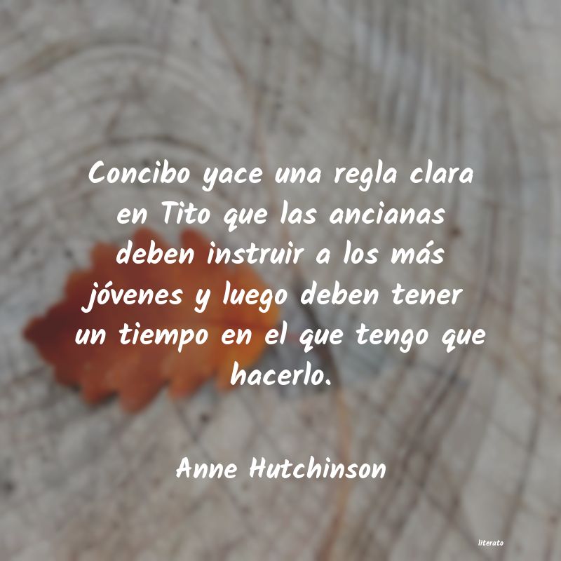 frases de Anne Hutchinson
