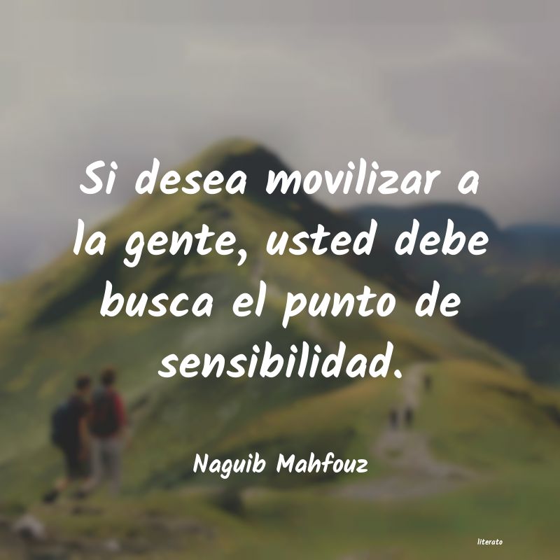 frases de Naguib Mahfouz