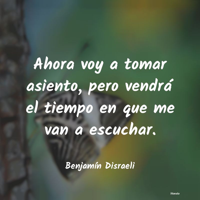 Frases de Benjamín Disraeli