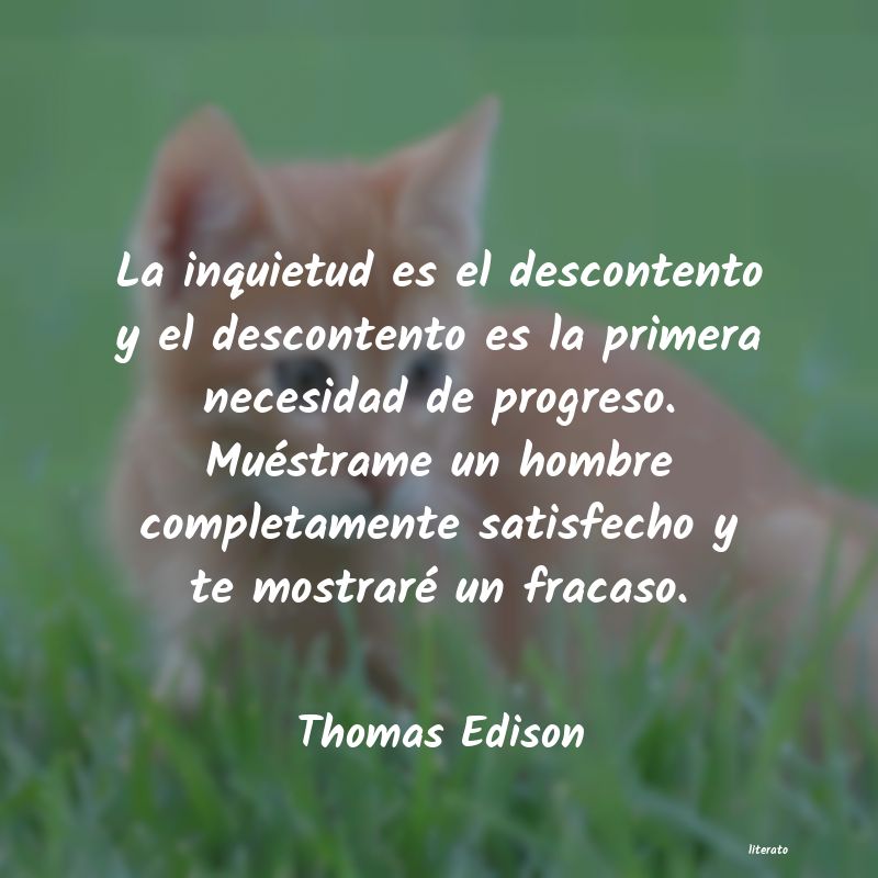 Frases de Thomas Edison