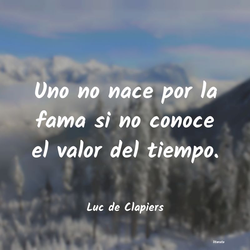 Frases de Luc de Clapiers