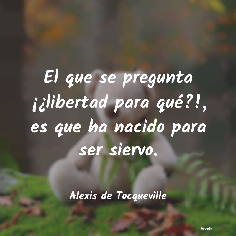 Frases de Alexis de Tocqueville