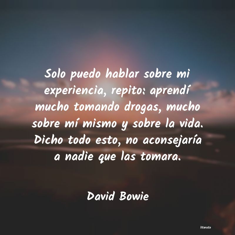 frases de David Bowie