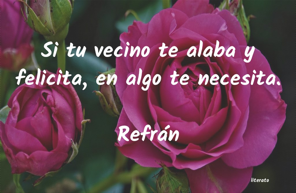 Frases de Refrán