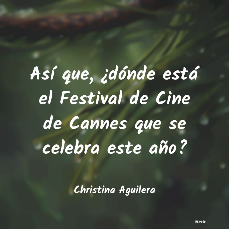 frases de Christina Aguilera