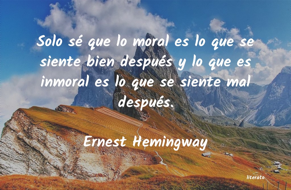 Frases de Ernest Hemingway