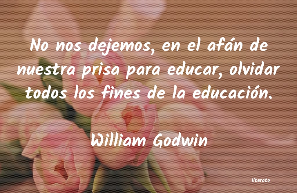 frases de William Godwin