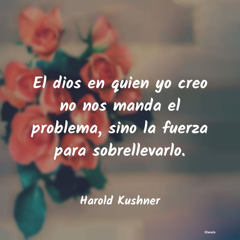 Frases de Harold Kushner