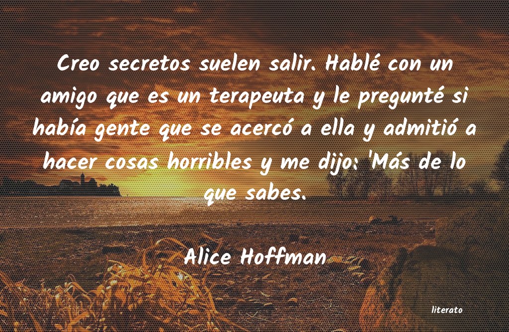 Frases de Alice Hoffman