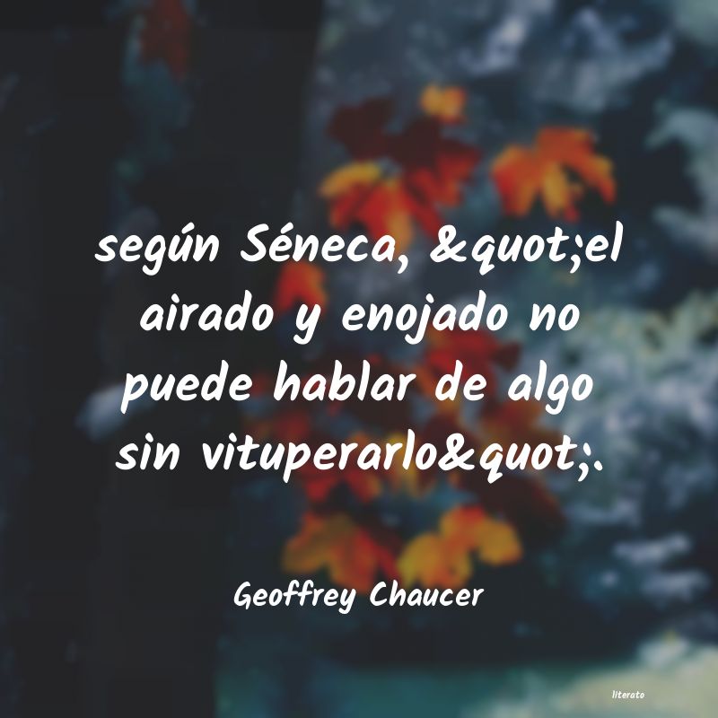 Frases de Geoffrey Chaucer