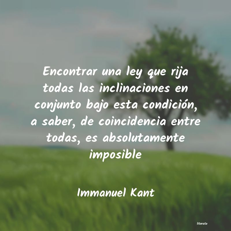 Frases de Immanuel Kant