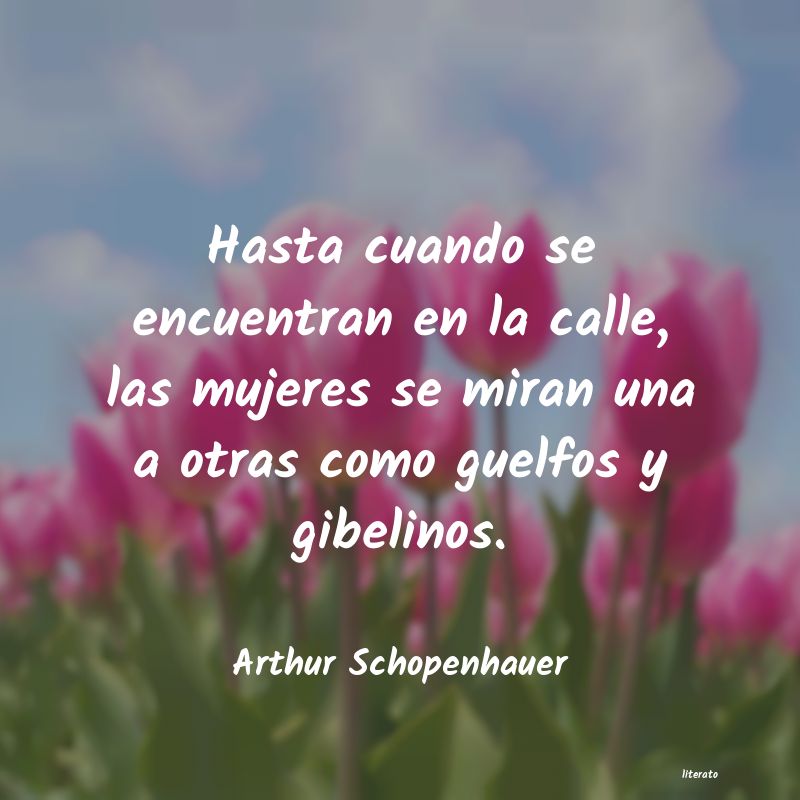 Frases de Arthur Schopenhauer