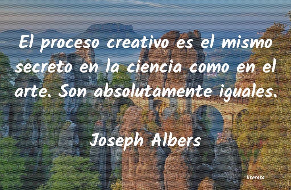 frases de Joseph Albers