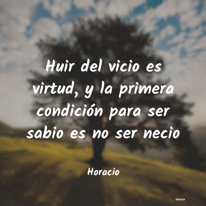 Frases de Horacio