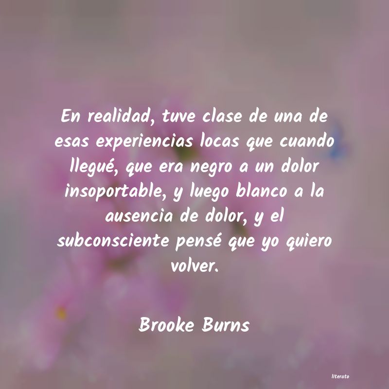frases de Brooke Burns