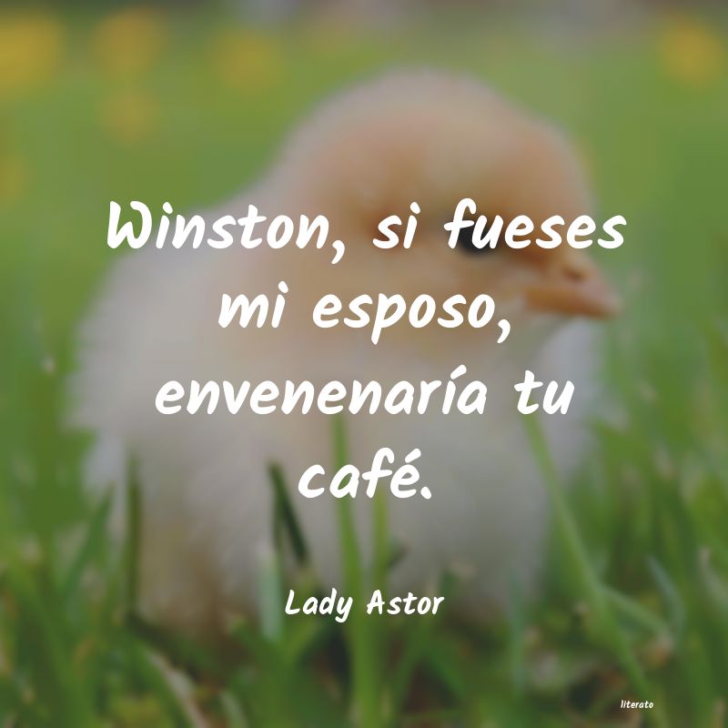 frases de Lady Astor