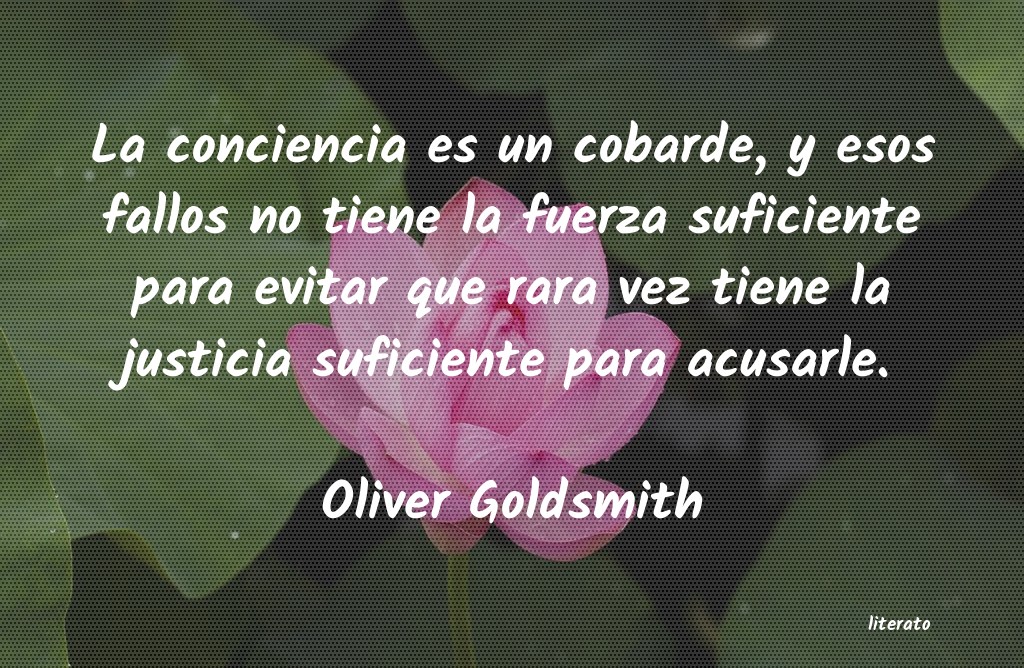 frases de Oliver Goldsmith