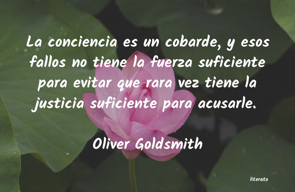 Frases de Oliver Goldsmith