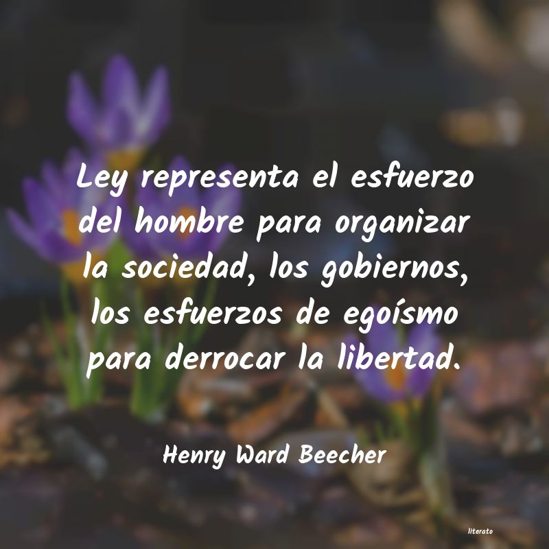 frases de Henry Ward Beecher