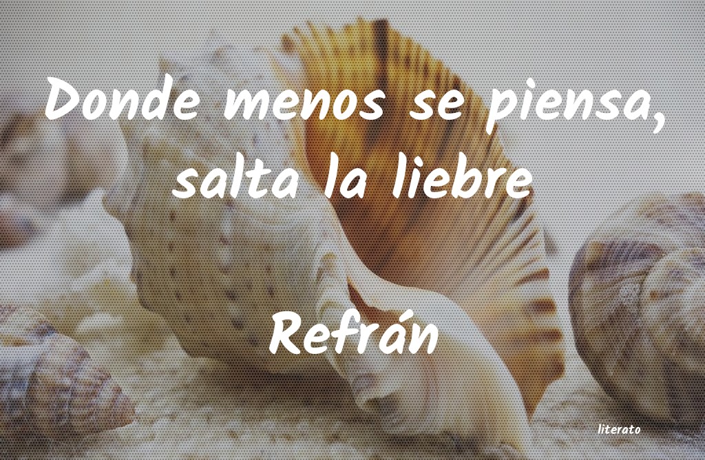 frases de Refrán