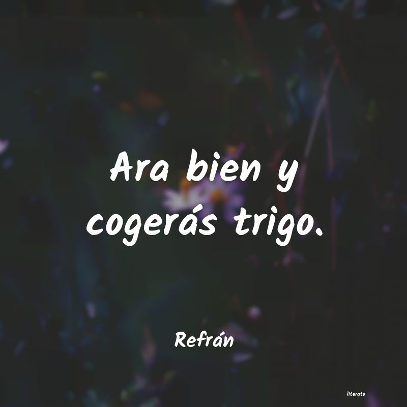 Frases de Refrán