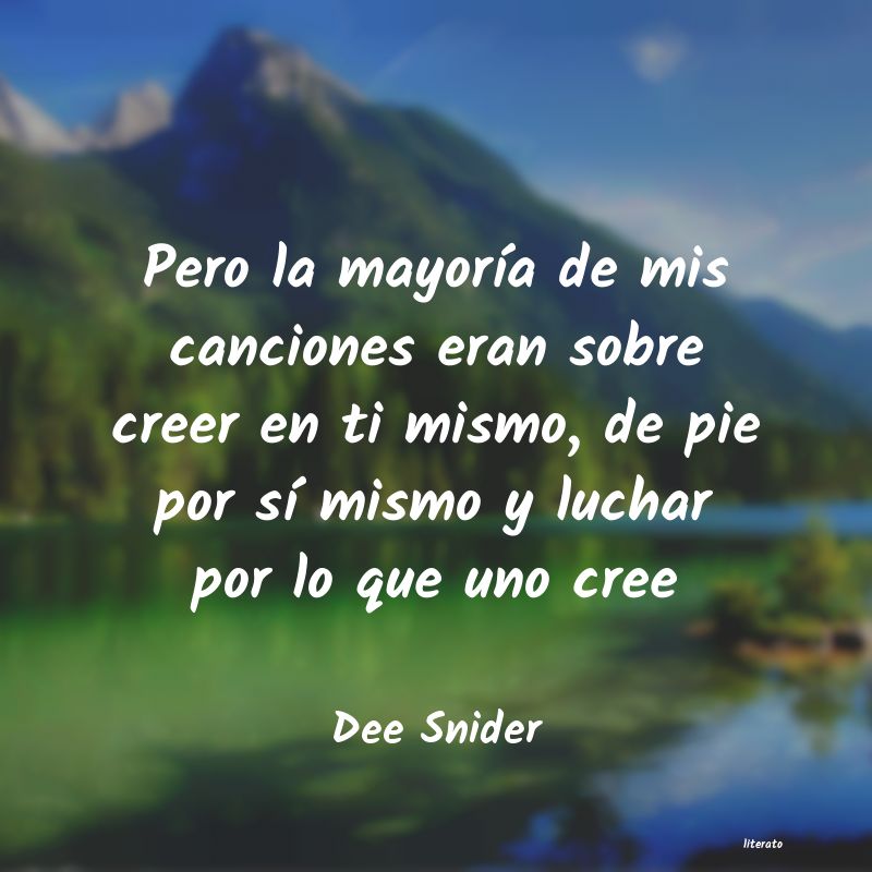 Frases de Dee Snider