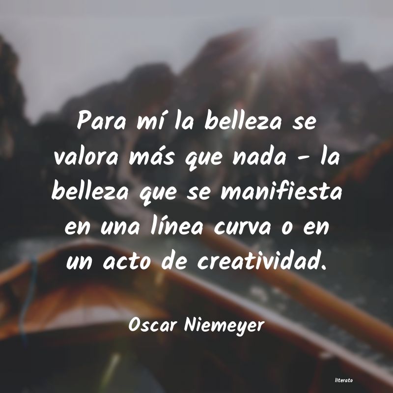 frases de Oscar Niemeyer