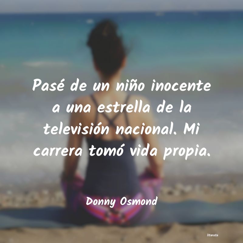 Frases de Donny Osmond