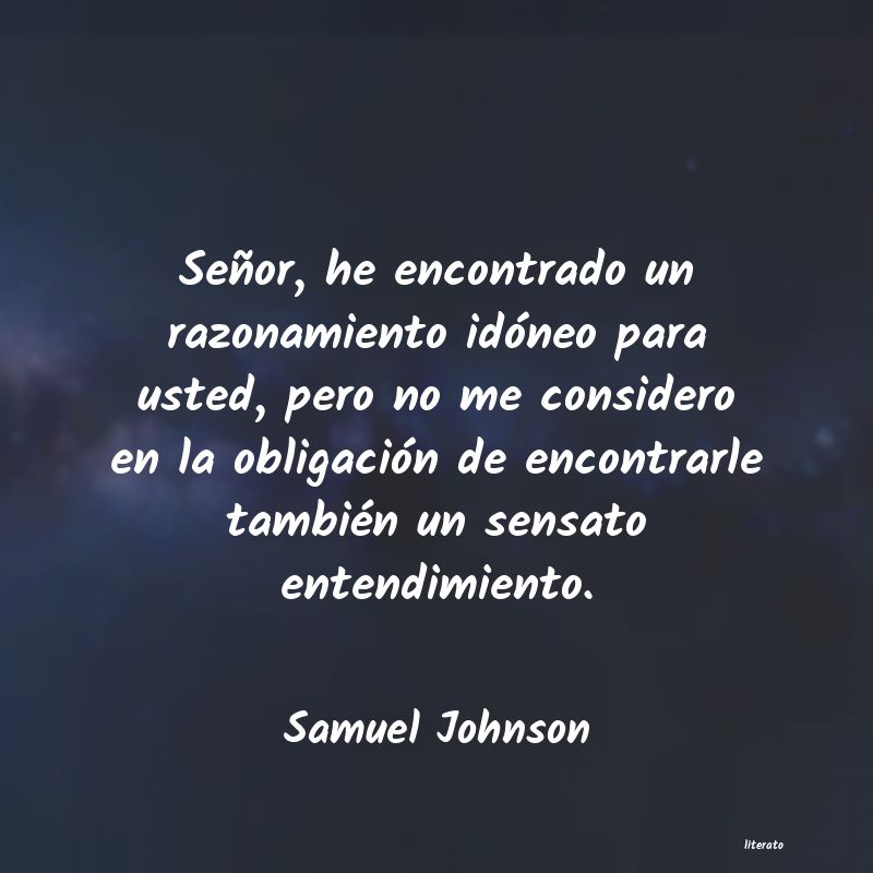 Frases de Samuel Johnson