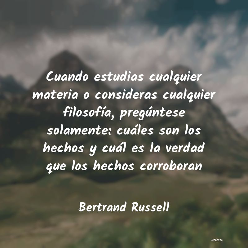 Frases de Bertrand Russell