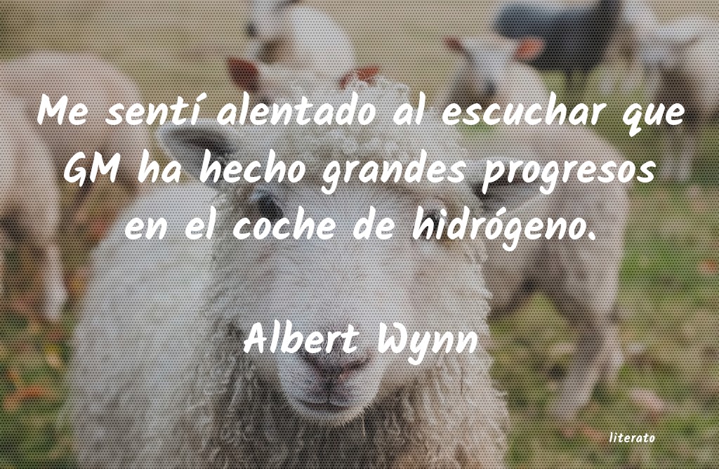 Frases de Albert Wynn