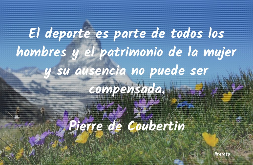 frases de Pierre de Coubertin
