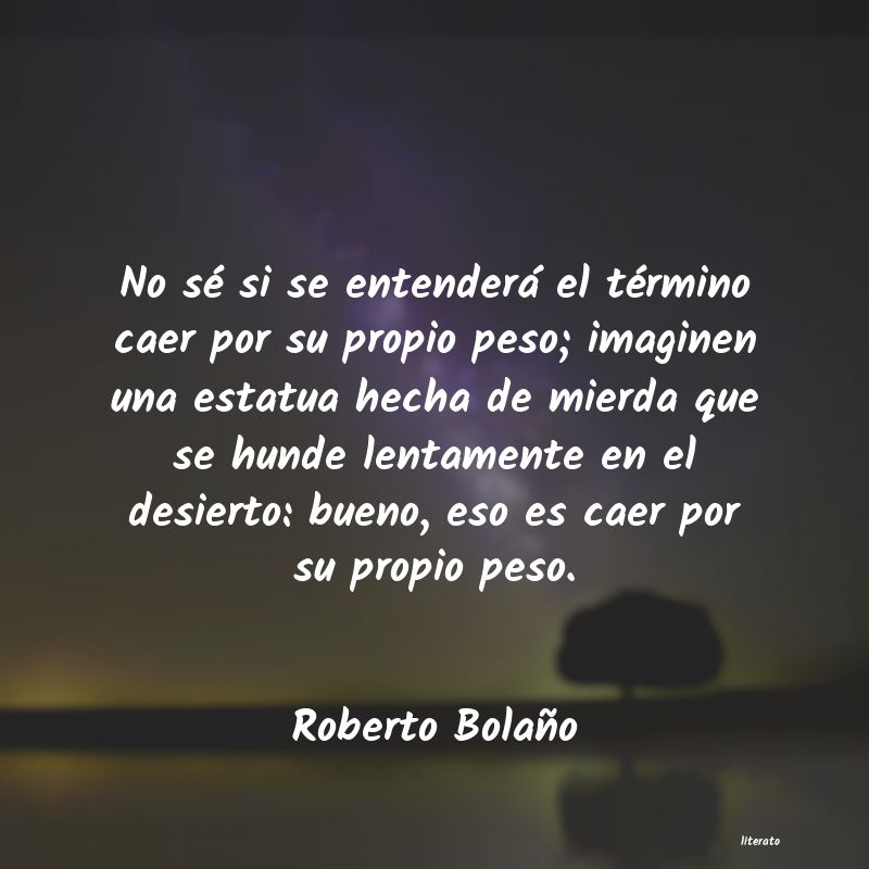 Frases de Roberto Bolaño