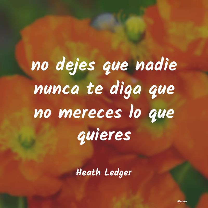 Frases de Heath Ledger