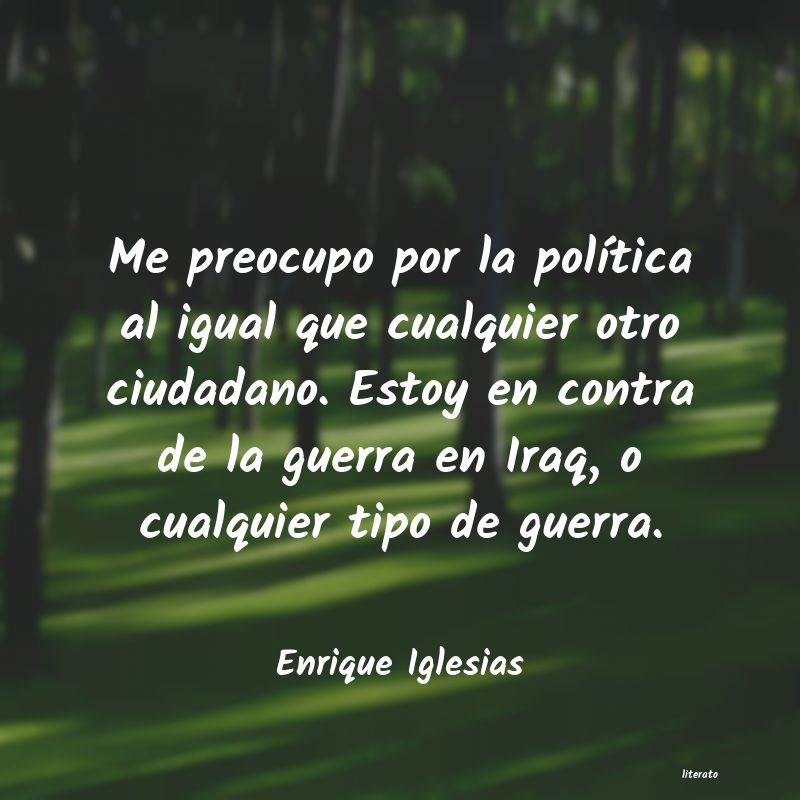 Frases de Enrique Iglesias