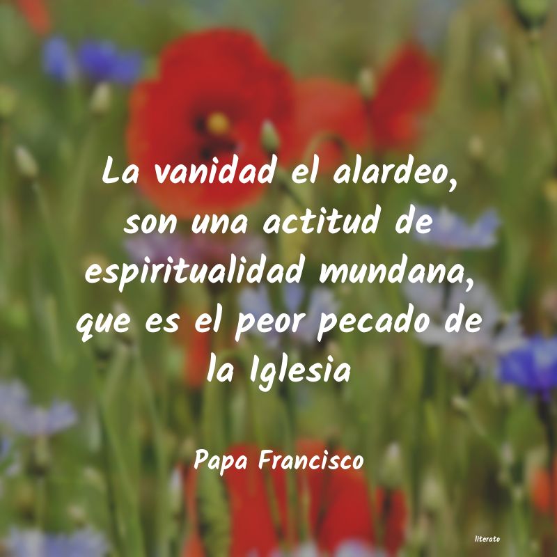 Frases de Papa Francisco