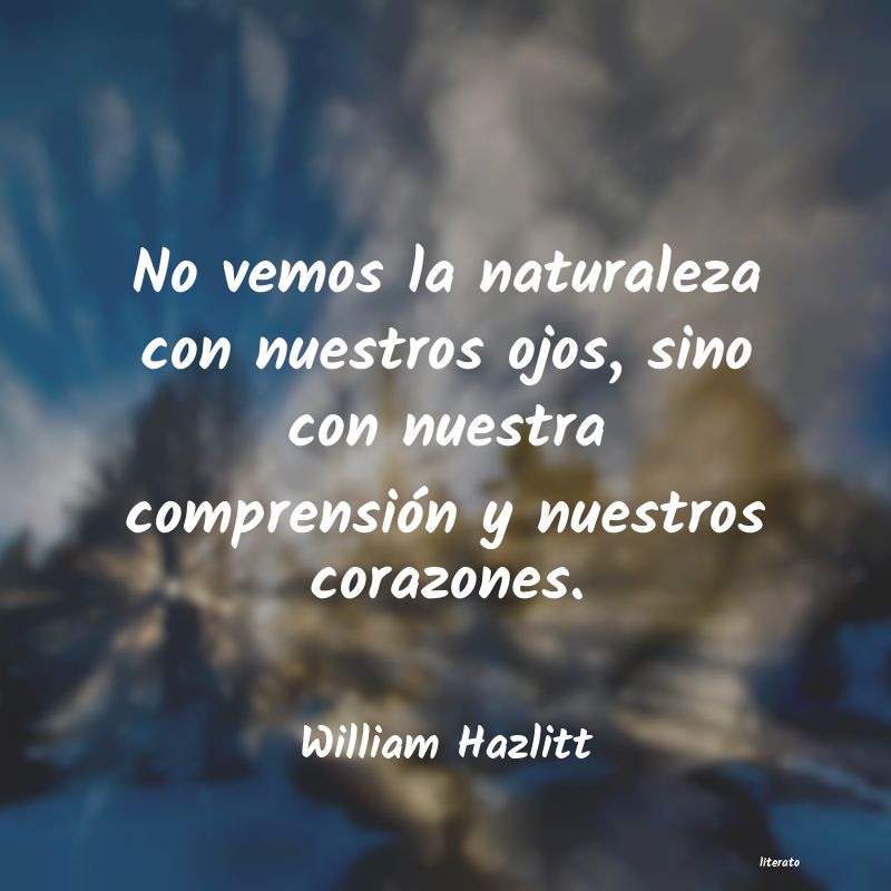 Frases de William Hazlitt