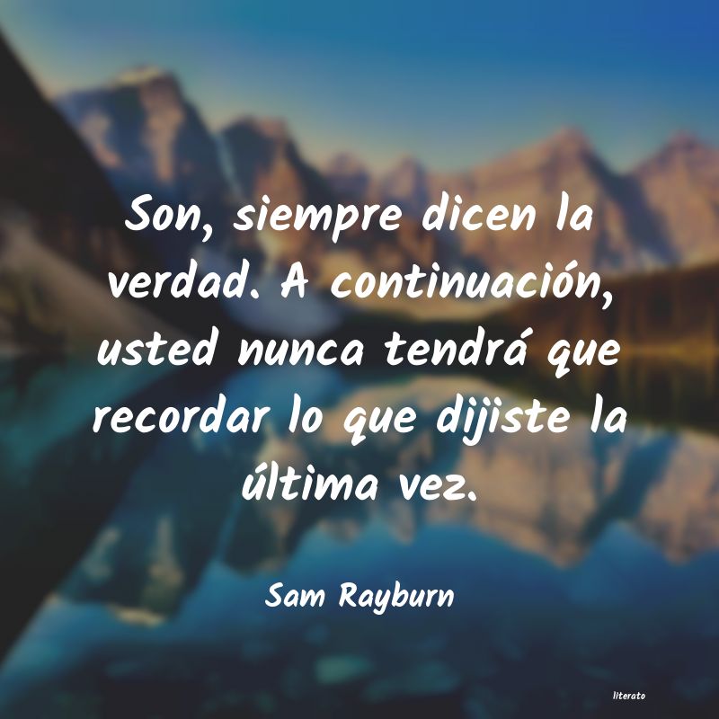 Frases de Sam Rayburn