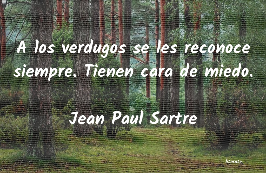 frases de Jean Paul Sartre