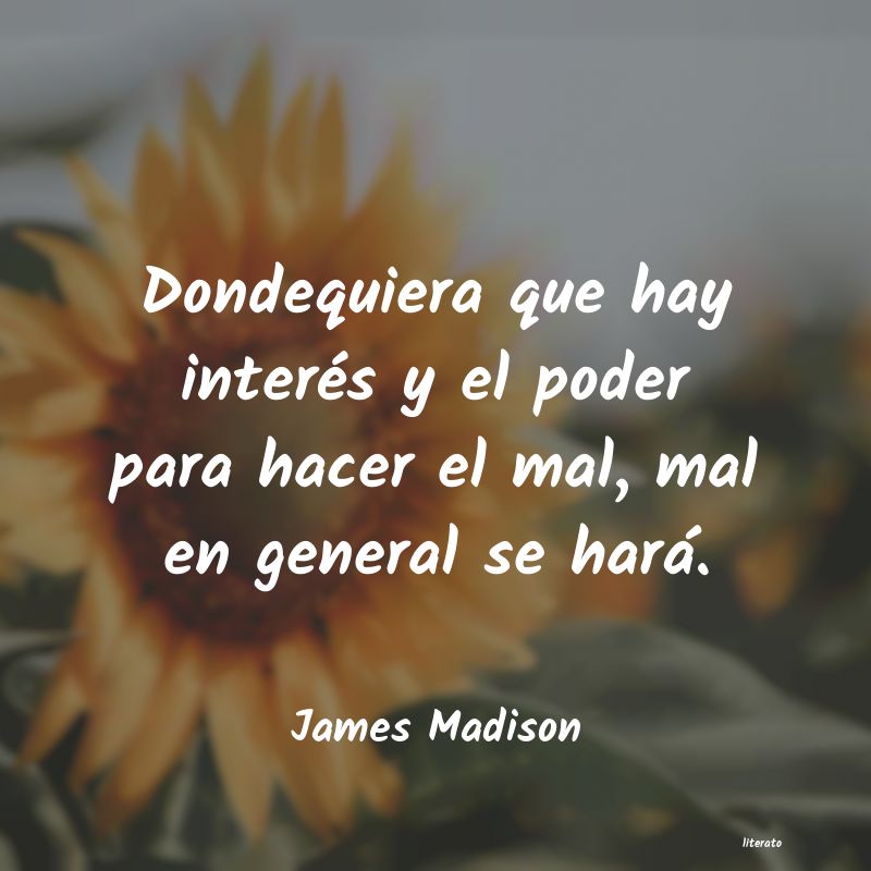 Frases de James Madison