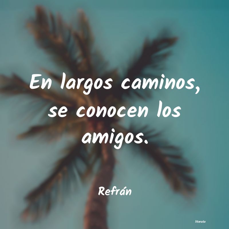 Frases de Refrán