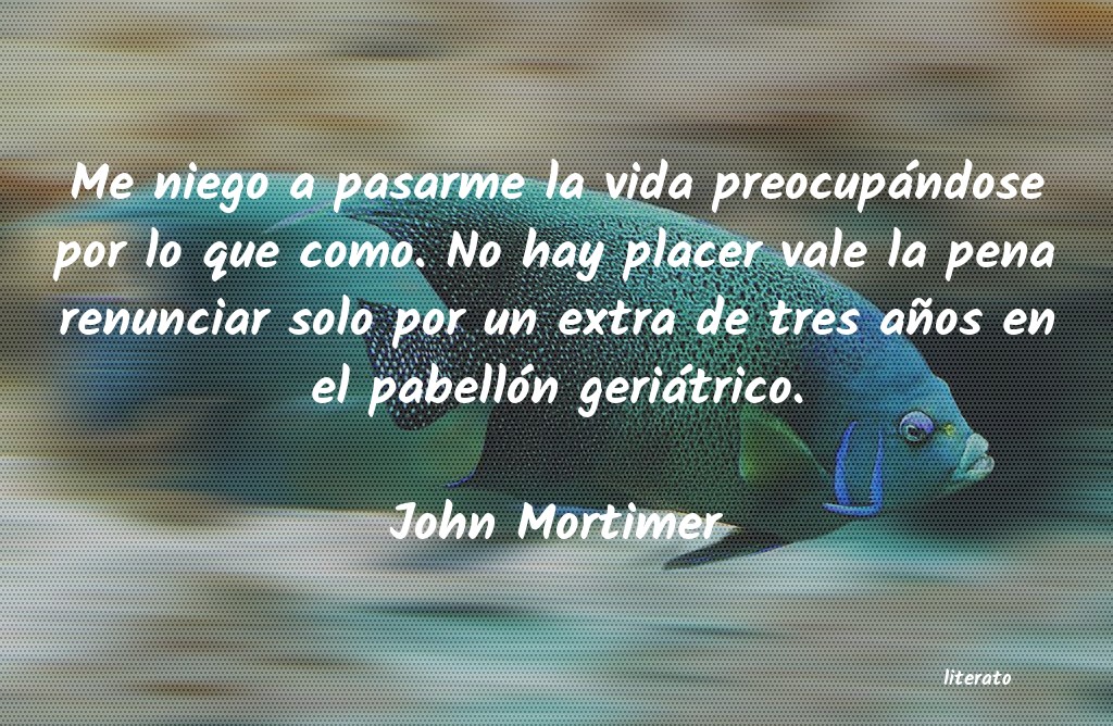 Frases de John Mortimer