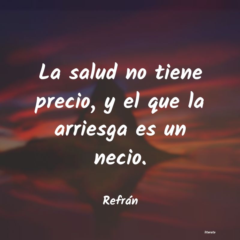 Frases de Refrán